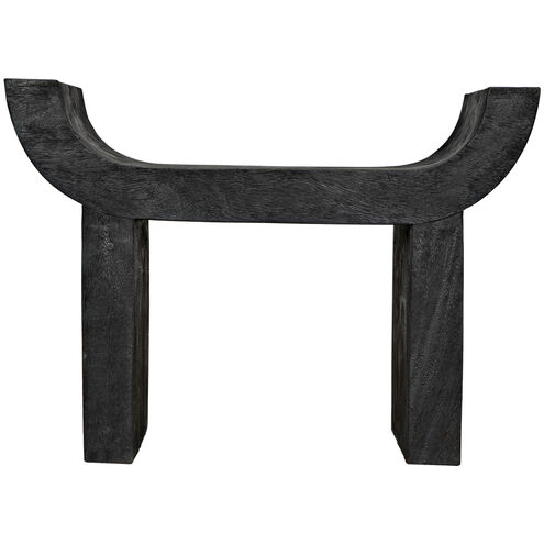 Kazuo 19.5 inch Burnt Black Stool