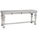 Portuguese 72.5 X 20.5 inch White Wash Console