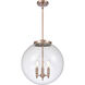 Franklin Restoration Beacon LED 16 inch Antique Copper Statement Pendant Ceiling Light in Seedy