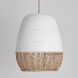 Tamba 1 Light 15.75 inch Ivory Single Pendant Ceiling Light