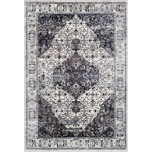 Wanderlust 36 X 24 inch Charcoal/Navy/White/Silver Gray/Black Rugs
