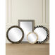 Taurus 48 X 32 inch White Speckle and Black with Mirror Mirror