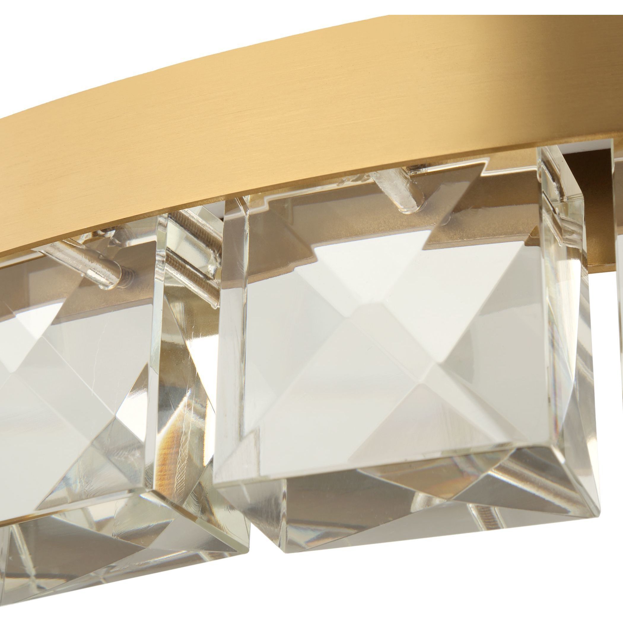 Segovia 28 inch Warm Brass Chandelier Ceiling Light