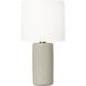 Barbara Barry Shanghai 30.63 inch 9.00 watt Shellish Grey Table Lamp Portable Light