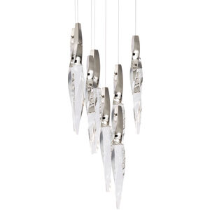 Kindjal LED 17 inch Polished Nickel Multi-Light Pendant Ceiling Light, Beyond