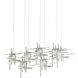 Tura 7 Light 53.6 inch Vintage Platinum Pendant Ceiling Light, Long