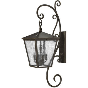 Heritage Trellis 4 Light 11.00 inch Outdoor Wall Light