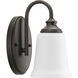 Oxford 1 Light 4.75 inch Venetian Bronze Bath Vanity Wall Light, Design Series