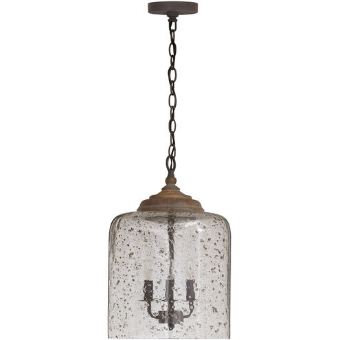 Tybee 3 Light 12.5 inch Nordic Grey Pendant Ceiling Light