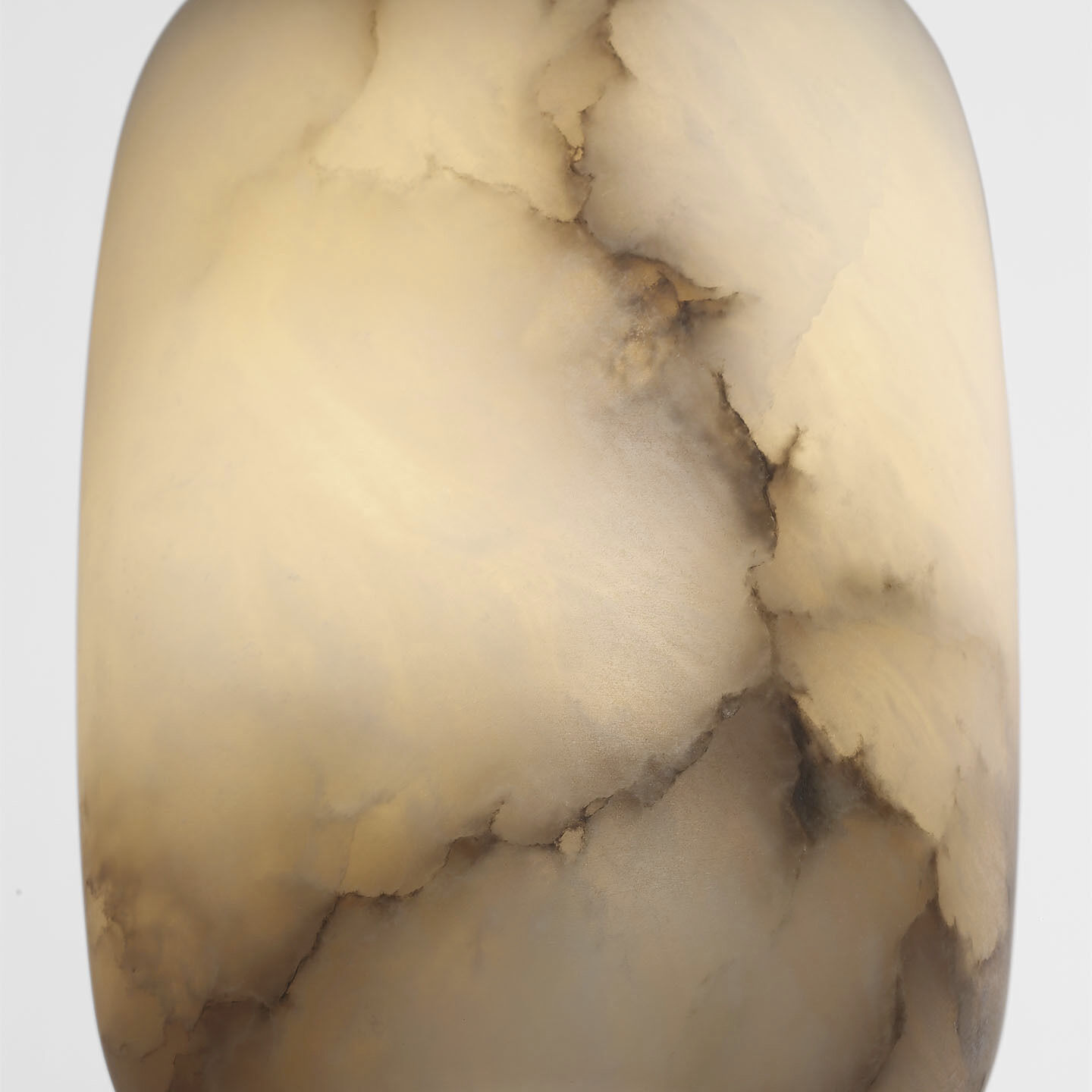 Kelly Wearstler Formosa LED 5.25 inch Alabaster and Bronze Elongated Flush Mount Ceiling Light