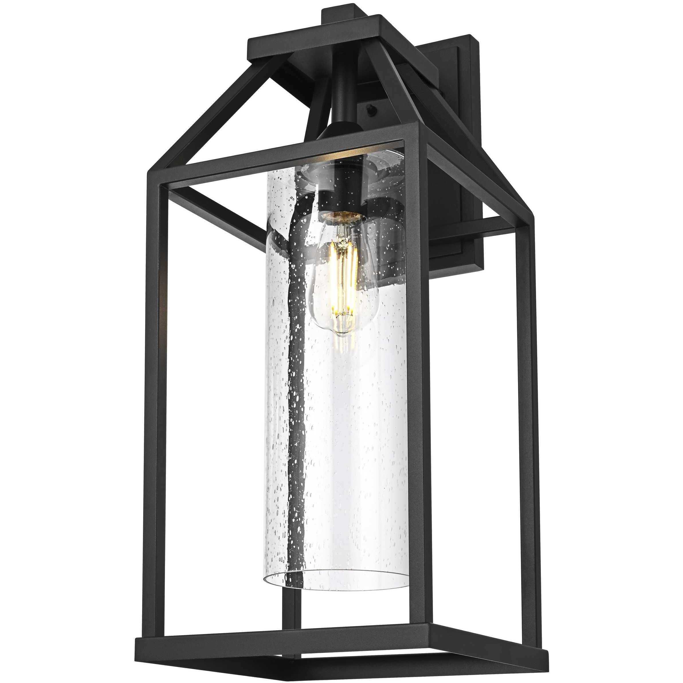 Zora 1 Light 24 inch Black Outdoor Wall Sconce