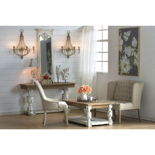 Alcott 47.2 X 27.6 inch White/Natural Coffee Table