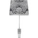 Original Glacier Avenue LED 2 inch Polished Chrome Pendant Ceiling Light in Clear