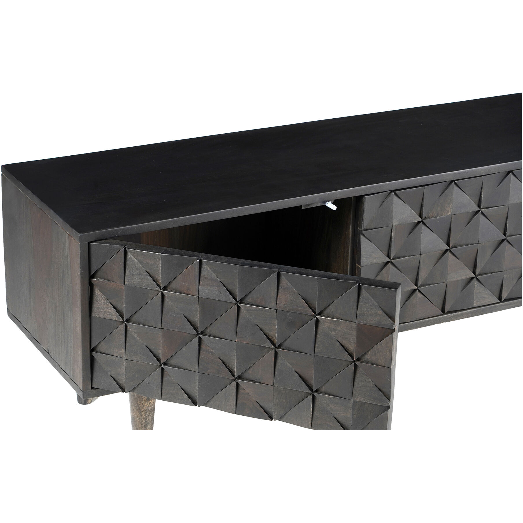 Pablo 55 inch Black Entertainment Unit
