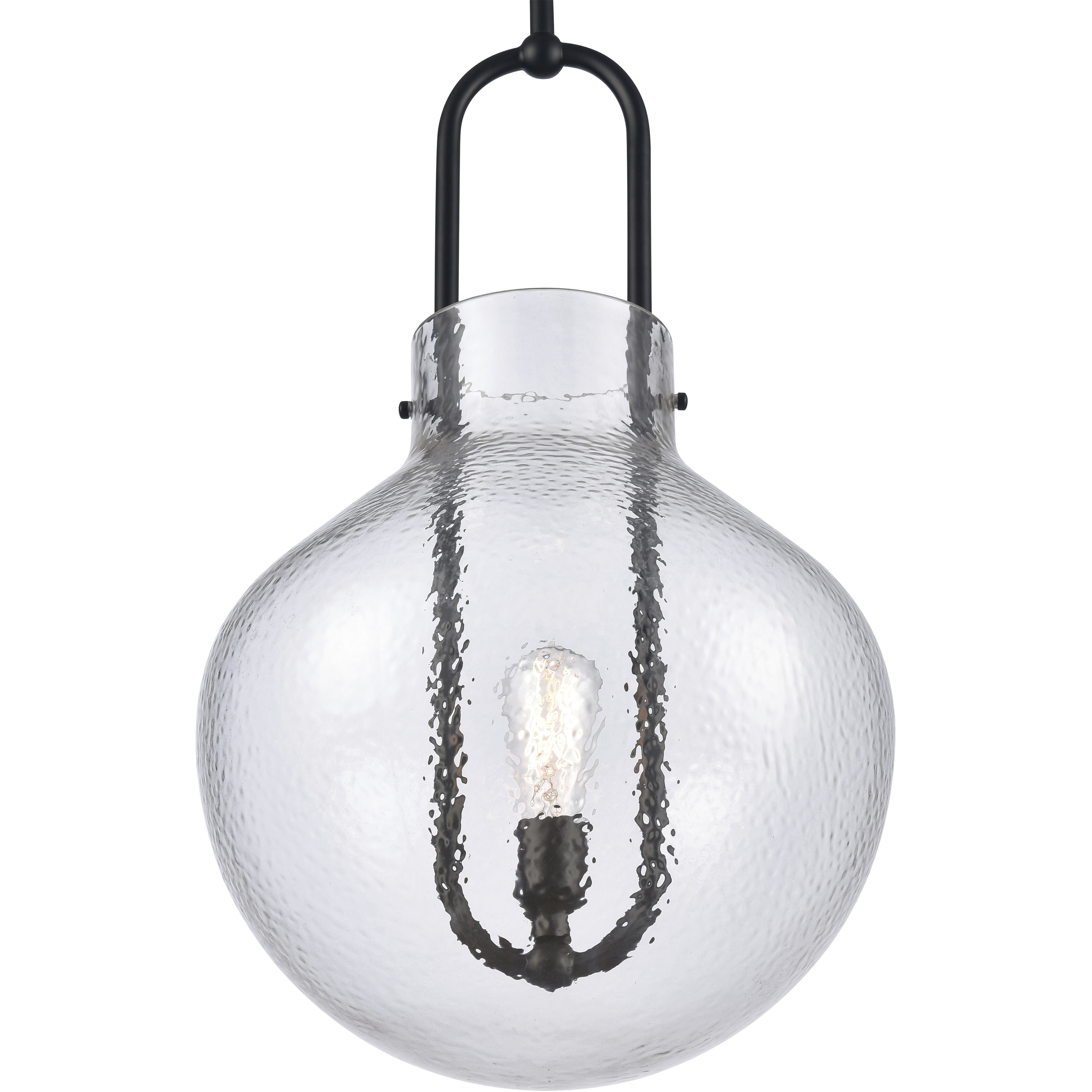 Monica 1 Light 16 inch Matte Black Pendant Ceiling Light