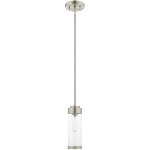 Hillcrest 1 Light 5 inch Brushed Nickel Mini Pendant Ceiling Light