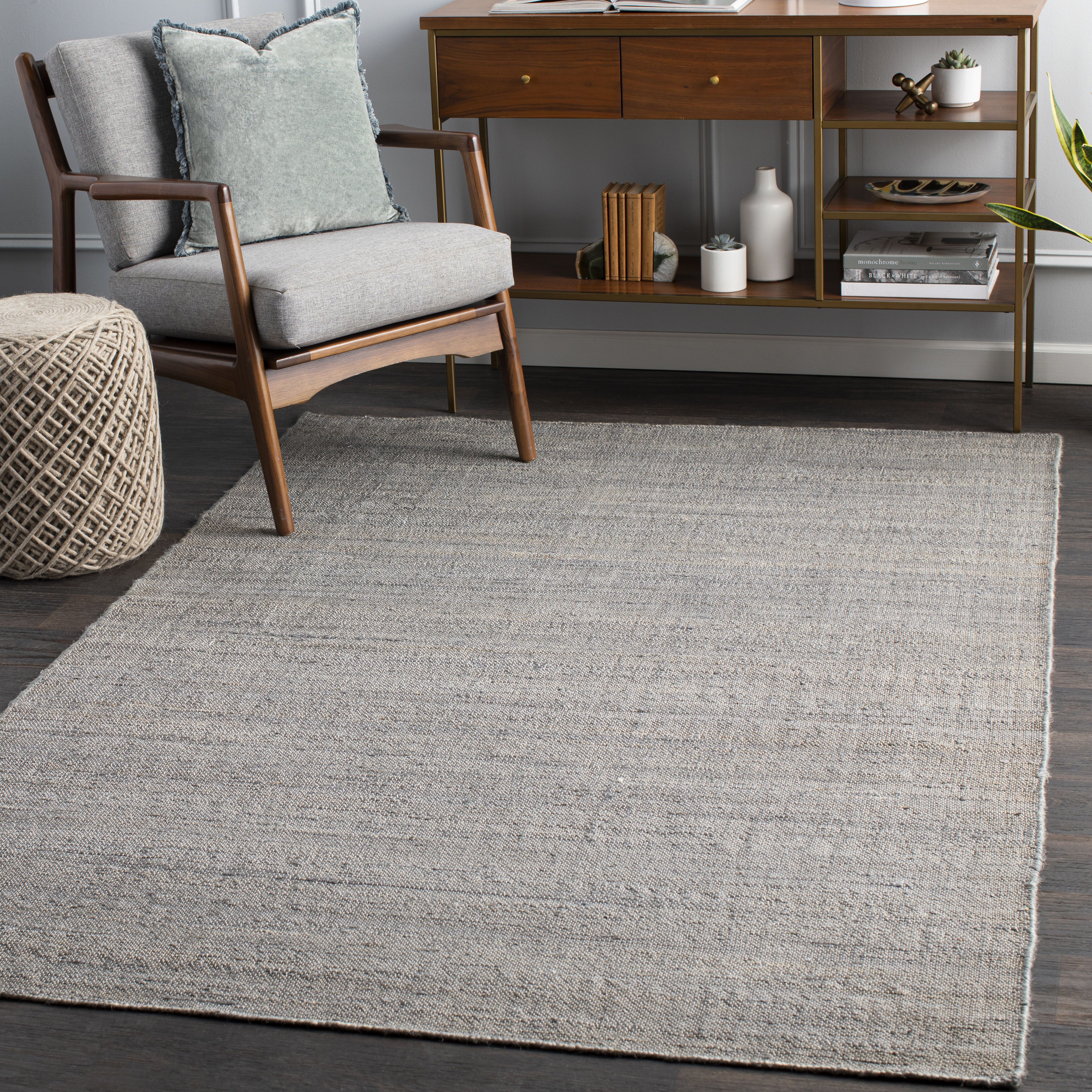 Evora 120 X 96 inch Gray Rug in 8 x 10, Rectangle