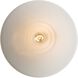 Journey 1 Light 12 inch Natural White Semi-Flush Mount Ceiling Light