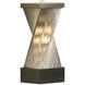 Torque 28 inch 100.00 watt Satin Nickel and Espresso Table Lamp Portable Light