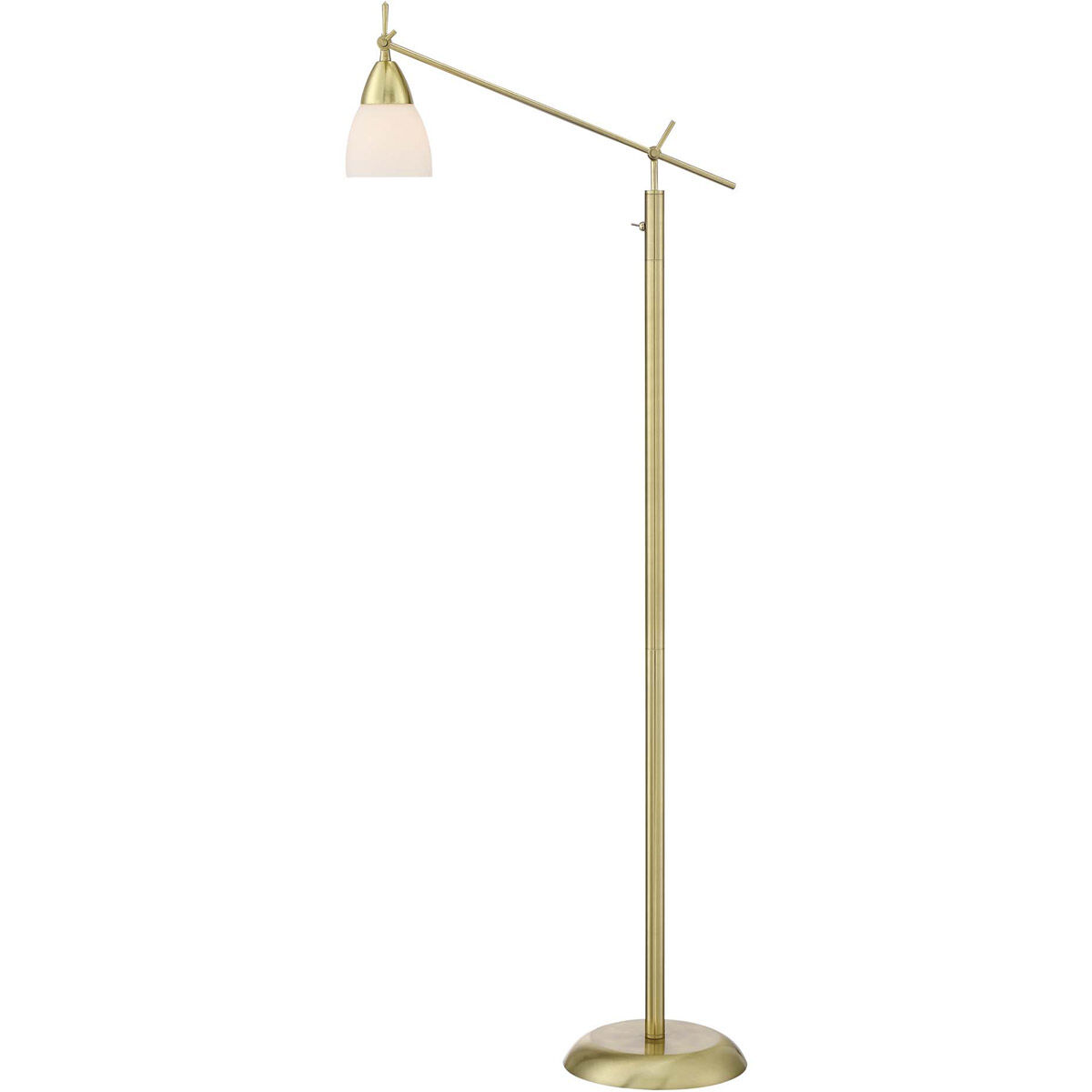 Weimar 65 inch 100 watt Brass-Matte Floor Lamp Portable Light