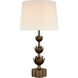 Julie Neill Alberto 32.25 inch 100 watt Antique Bronze Leaf Table Lamp Portable Light, Large