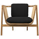 Balin Clear Coat Flat Occasional Chair