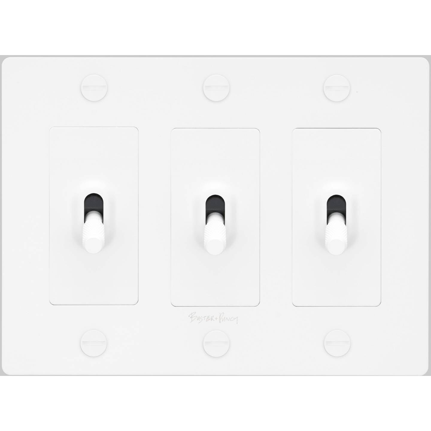 3G Toggle 120-277 White Light Switch