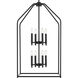 Madden 8 Light 20 inch Black Large Foyer Pendant Ceiling Light