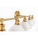 Gene 5 Light 47 inch Brass Wall sconce Wall Light