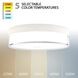 Twist-N-Lite LED 9 inch White Flush Mount Ceiling Light, WAC Limited