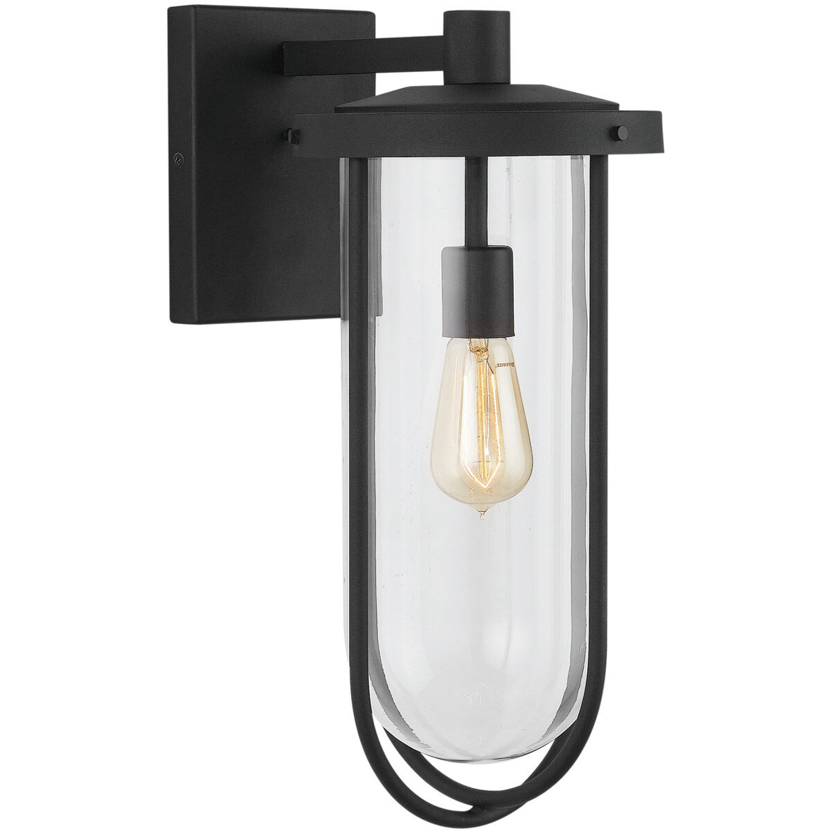 Corbin 1 Light 19 inch Black Outdoor Wall Mount