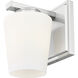 Nextra 1 Light 5 inch Brushed Nickel Wall Sconce Wall Light