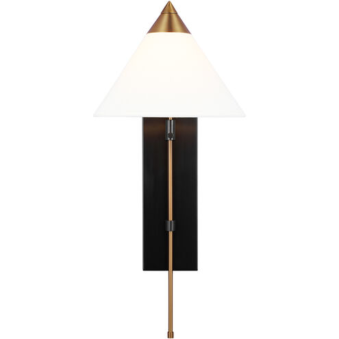 Kelly by Kelly Wearstler Franklin 1 Light 11 inch Burnished Brass and Deep Bronze Wall Sconce Wall Light in Burnished Brass / Deep Bronze