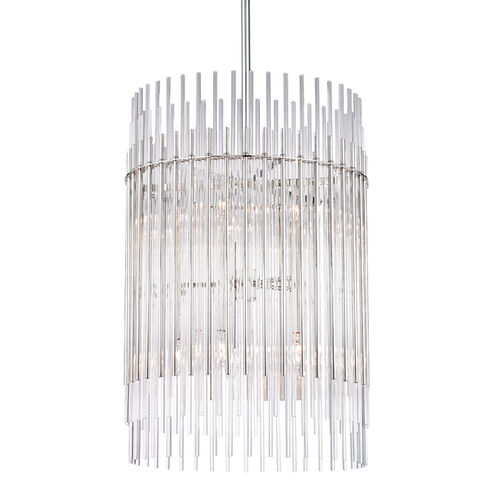 Wallis 10 Light 21 inch Polished Nickel Pendant Ceiling Light