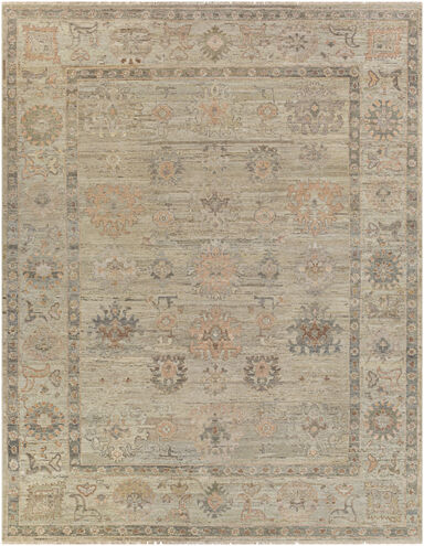 Khotan 36 X 24 inch Sage Rug, Rectangle
