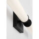 Coles LED 30 inch Midnight Black Vanity Light Wall Light