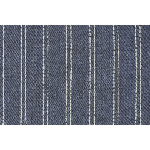 Oakley 20 inch Navy and White Pillow