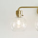 Sean Lavin Clara 3 Light 24 inch Burnished Brass Vanity Light Wall Light