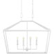 Denison 6 Light 40 inch Gesso White Chandelier Ceiling Light