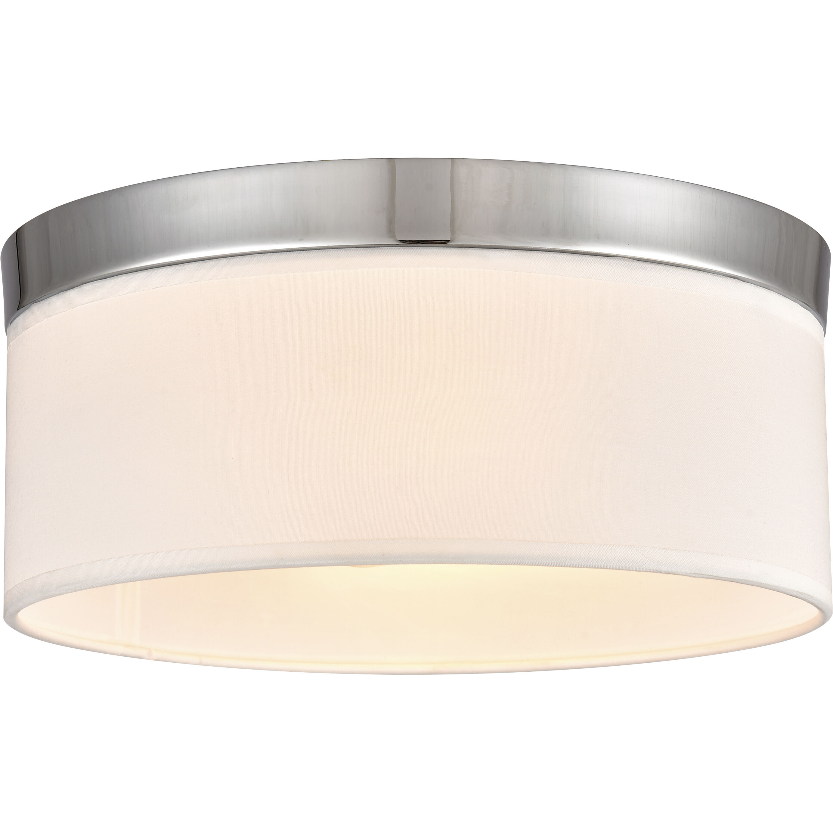 Oak Valley 2 Light 12 inch Chrome Flush Mount Ceiling Light
