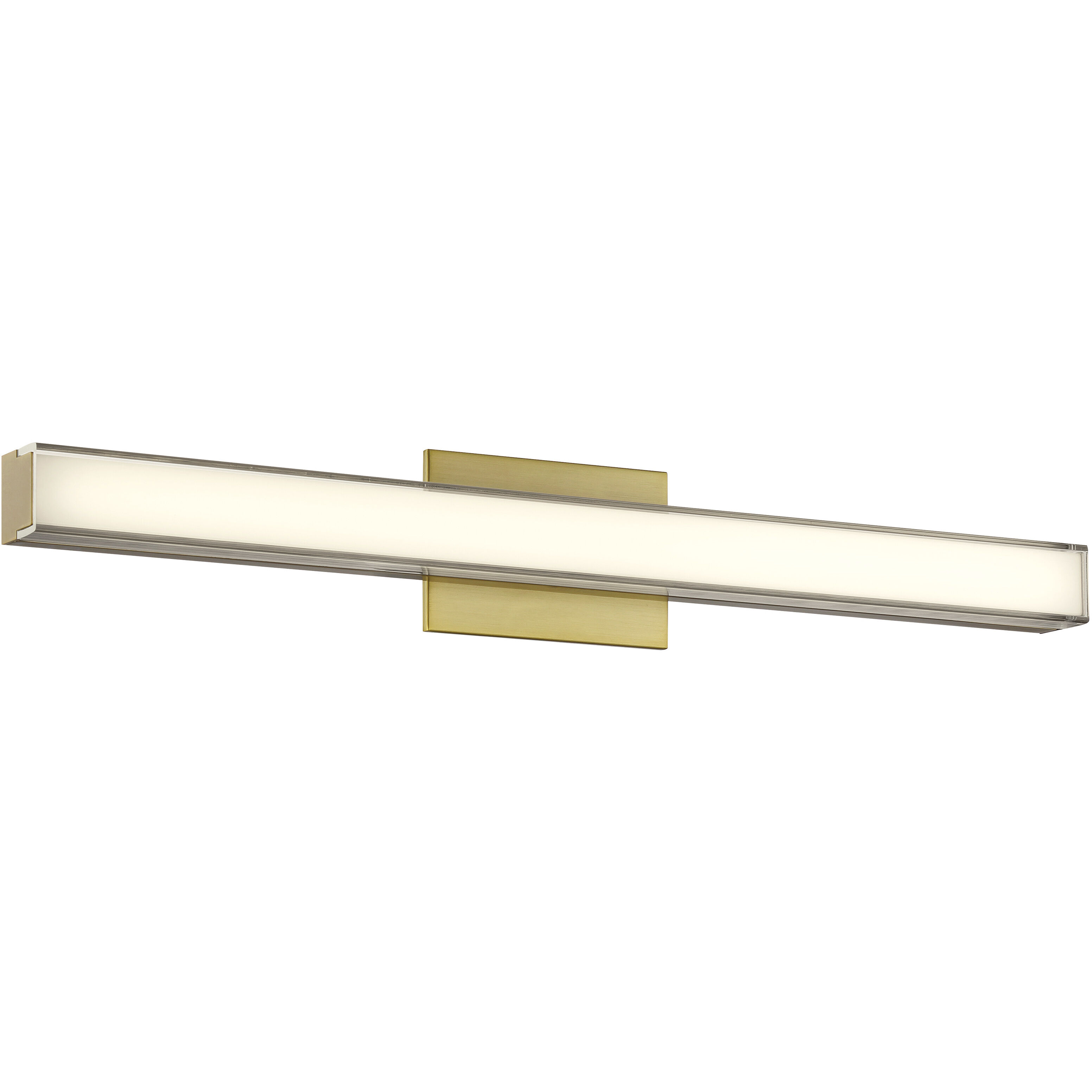 Vantage LED 30 inch Ashen Brass Bath Vanity Wall Light