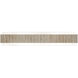 Magnate LED 27 inch Beige Travertine and Aged Brass Bath Vanity & Wall Light