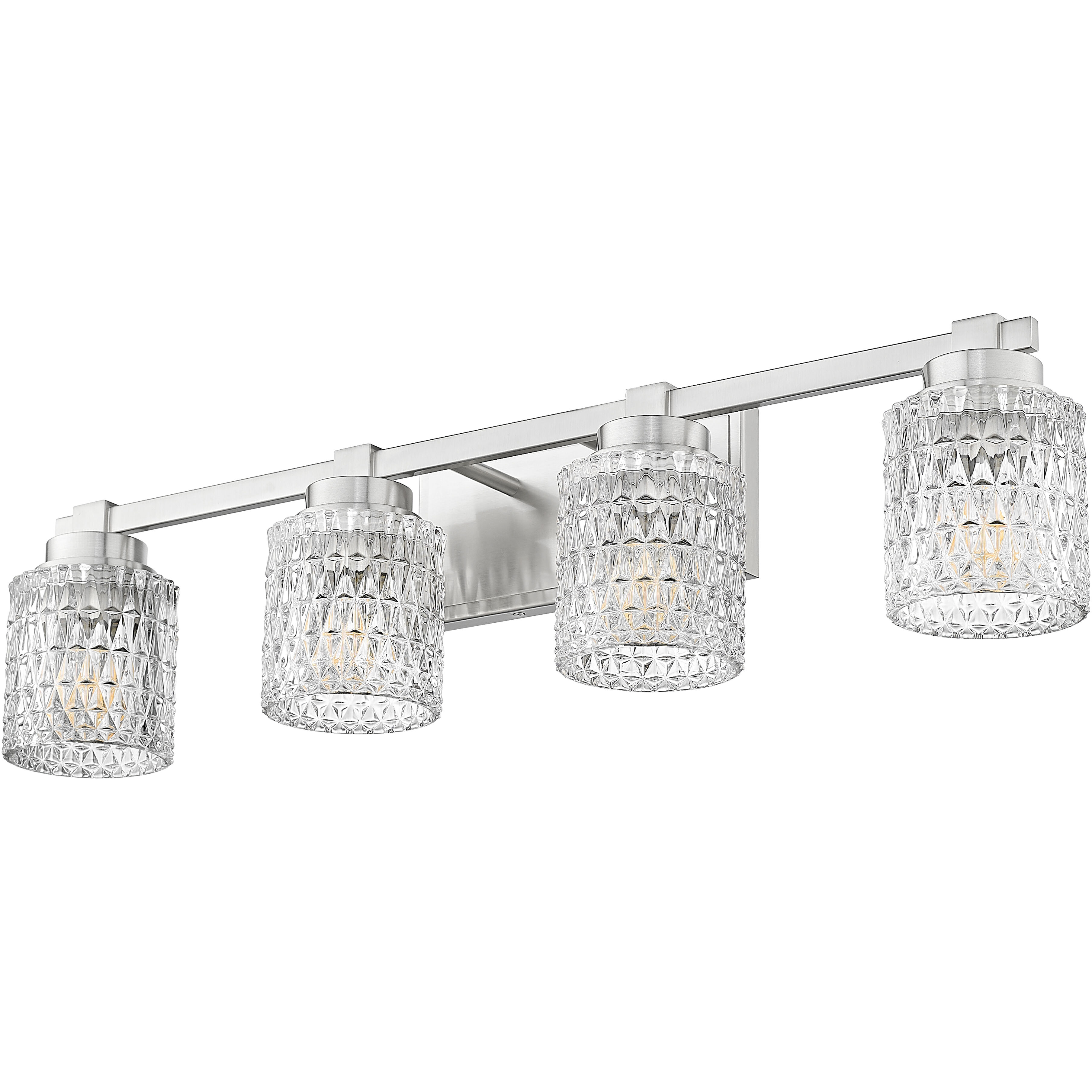 Jacqueline Vanity Wall Light in Brushed Nickel