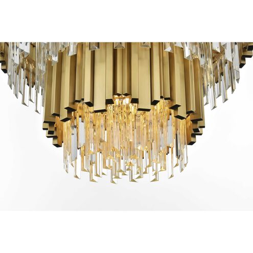 Willow 8 Light 24 inch Satin Gold Chandelier Ceiling Light