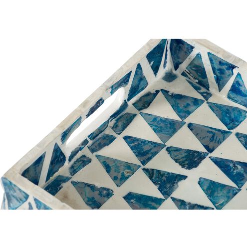 Anita Blue/White Tray