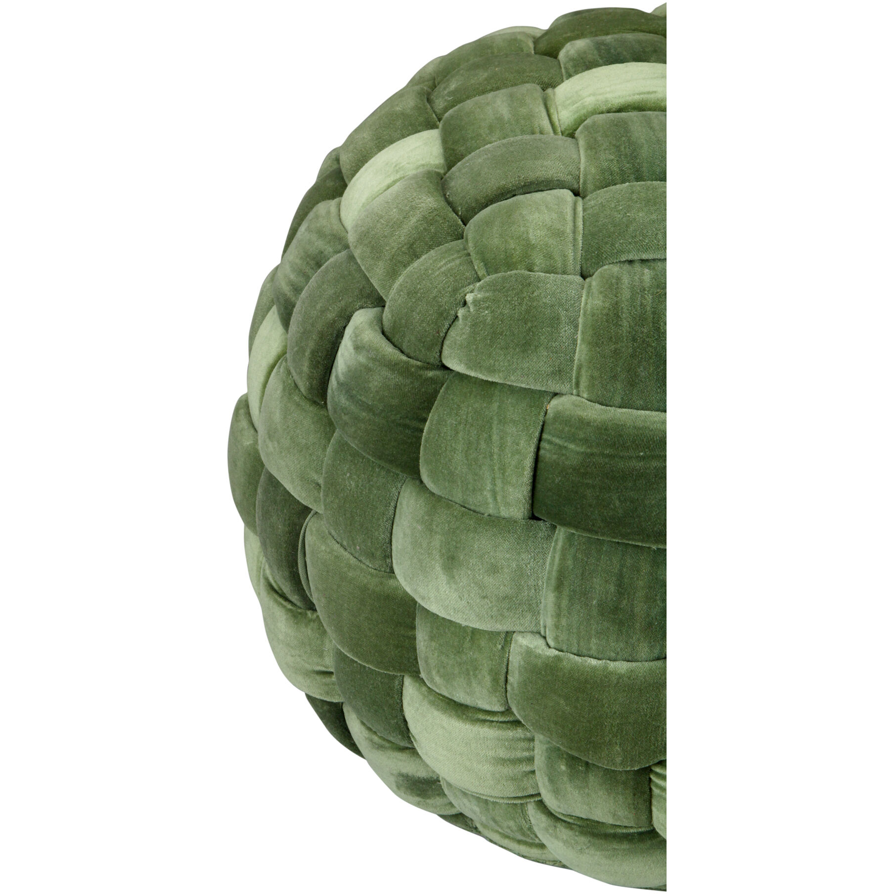 Jazzy 15 inch Green Pouf