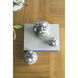 Floral Brown/White Decorative Ball