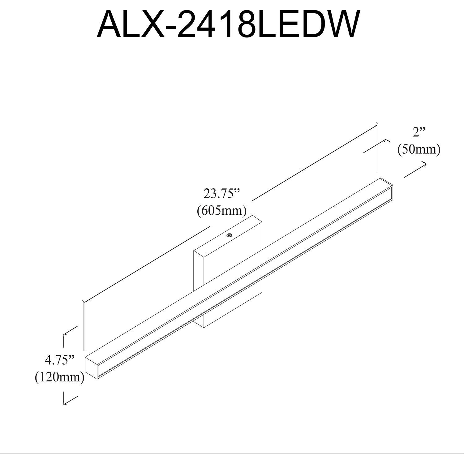 Alexander LED 23.75 inch Aged Brass Linear Vanity Wall Light, Color Changing