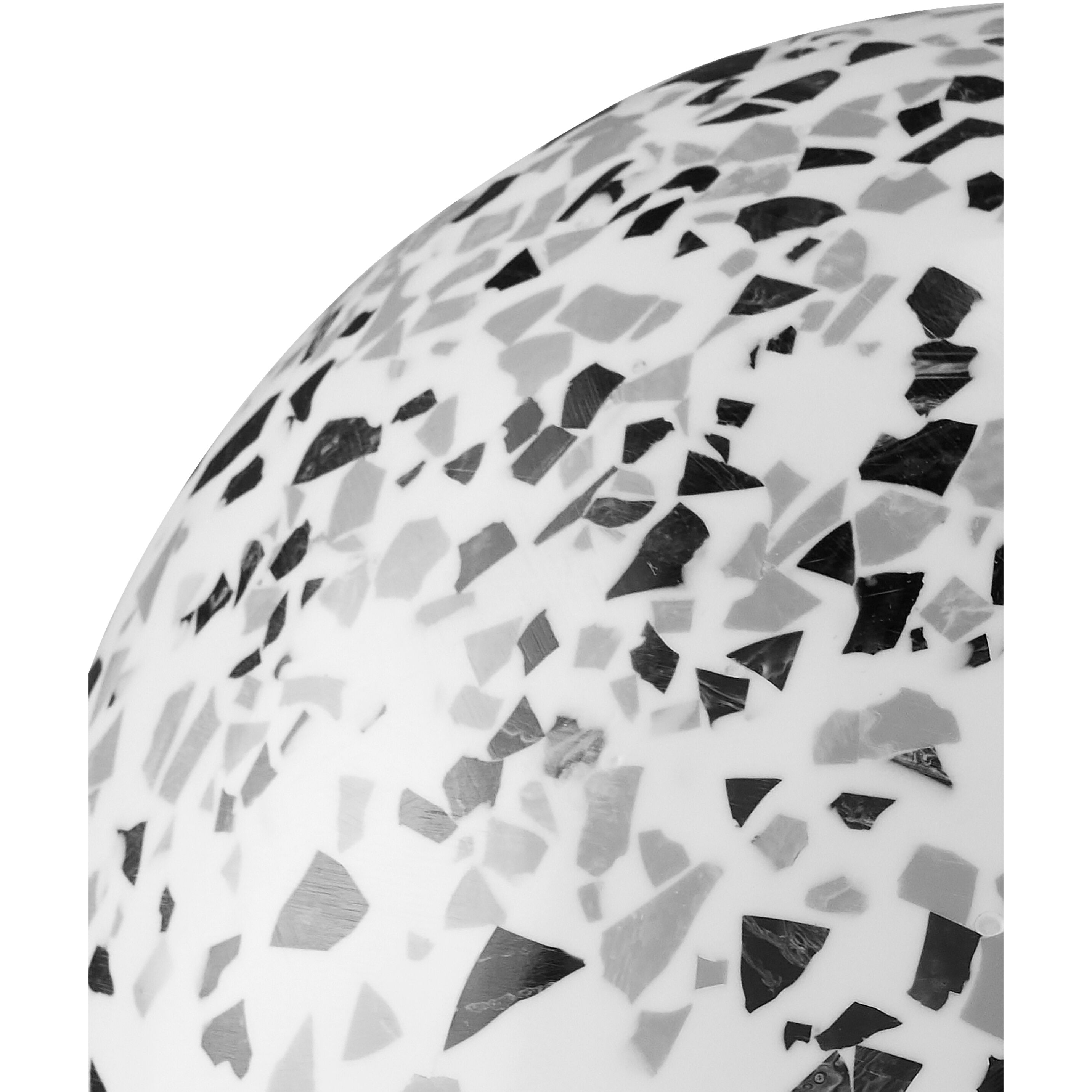 Ross Black/White/Gray Decorative Balls, Set of 2
