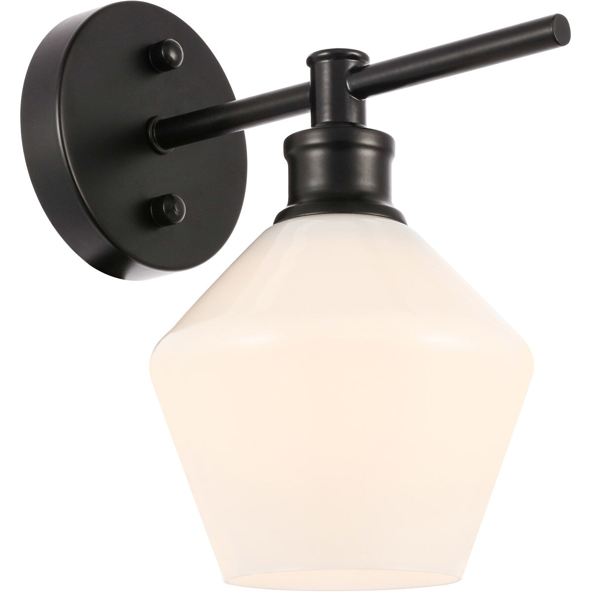 Gene 1 Light 6 inch Black Wall sconce Wall Light